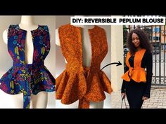 How To Sew Tops For Beginners, How To Sew A Dress Step By Step, How To Cut And Sew A Dress, Peplum Top Diy, Stitching Tutorial, Sew Simple