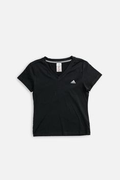 Vintage Adidas Athletic Tee, a vintage fashion must-have. Sourced in Canada by our team of vintage experts. Available in size M. Every piece is one-of-a kind. Free shipping over $100 in North America. Pay-by-installments with Shop Pay and Sezzle. Shop now and help save 65,000 lbs of clothing from landfills every year. Adidas Sportswear T-shirt For Gym, Adidas Logo T-shirt For Workout, Adidas Sporty V-neck Tops, Adidas Logo Gym T-shirt With Short Sleeves, Adidas Logo Gym T-shirt Short Sleeve, Adidas Logo Gym T-shirt, Adidas Logo Cotton T-shirt For Gym, Adidas T-shirt For Sports Season Workouts, Adidas T-shirt For Gym