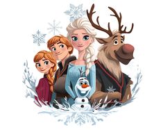 the frozen queen and her family