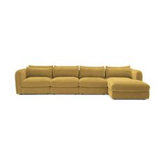 Lengthen your lounging with this sectional wide enough to let the whole family get cozy together, all in modern, low slung style. Joybird Brown Mid Century Modern Modular Grand Chaise Sofa Sectional - Faithful Sand - Right Sofa Sectional, Chaise Sofa, Getting Cozy, Room Sofa, Sectional Sofa, The Whole, Century Modern, Living Room Furniture, Sectional