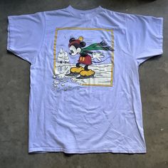 a t - shirt with an image of mickey mouse on it