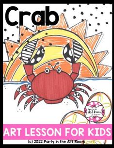 the crab art lesson for kids