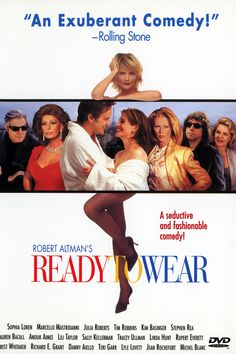 a movie poster for ready to wear starring actors from the film's title sequence