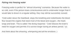 an article about the dangers of drinking water