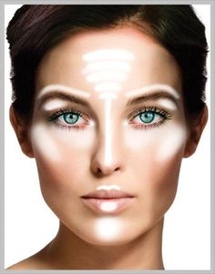 how to highlight Highlighter Tips, Where To Apply Highlighter, Apply Highlighter, Natural Facelift, Contour Tricks, Smink Inspiration, Olive Skin, Makijaż Smokey Eye, Foto Tips