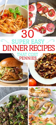 30 super easy dinner recipes that cost pennies