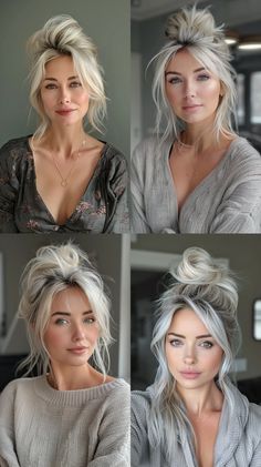 25 Platinum Blonde Hair Color Ideas That Are Just Stunning – Style Ideas Platinum Blonde With Dark Highlights, Medium Icy Blonde Hair, Winter Platinum Blonde Hair, Platinum Blonde With Money Piece, Platnium Blonde Hair, Money Piece Blonde Hair, Smokey Hair, Trendy Hairdos, Platinum Blonde Hair Color Ideas