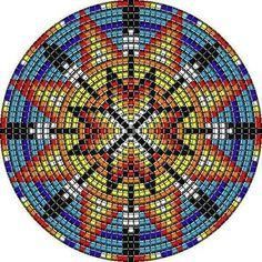 a circular design made up of many different colors