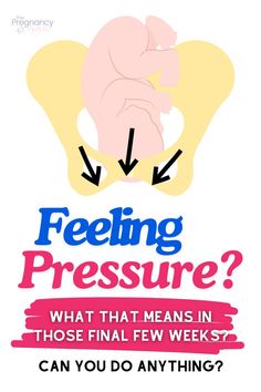 a poster with the words feeling pressure and an arrow pointing to it's left side