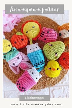 crocheted little love everyday free amigurmi patterns