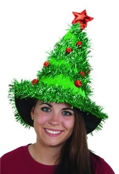 Christmas Tree Hat | Ugly Christmas Sweater Party Christmas Costumes For Adults, Funny Christmas Hats, Tree Headband, Christmas Tree Headband, Dickens Christmas Carol, Light Up Hats, Christmas Tree Costume, Christmas Party Hats, Tree Hat