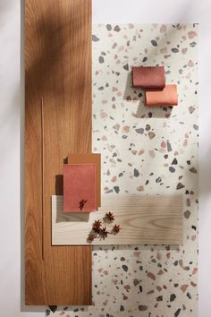 Luxury Vinyl Flooring - Botanic Moodboard Brown Bathroom Flooring, Natural Wood Bathroom, Terracotta Interior Design, Interior Design Materials, Vinyl Floors, Interior Design Boards