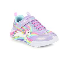 Step into a world of sparkle and whimsy with the Girls Skechers Unicorn Chaser Light-Up Shoes, where every step ignites a trail of magical lights. These enchanting sneakers blend comfort with fantastical charm, perfect for lighting up playdates and sparking imaginations. Let her shine bright with shoes that bring her unicorn dreams to life! Glitter accents, colorful overlays, and unicorn horn on the heel for a whimsical look, Magical unicorn and rainbow motifs on the side panels light up with ev Unicorn Shoes, Rainbow Shoes, Light Up Shoes, Magical Unicorn, Skechers Women, Big Kid, Side Panels, Shine Bright, Big Kids