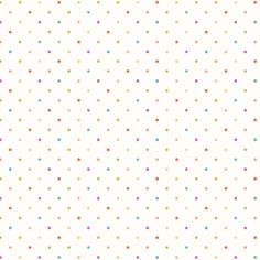 a white background with multicolored dots