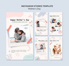 the instagram stories template for mother's day