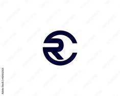 the letter c in a circle with an arrow on it's side logo design