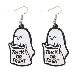 Description: Introducing our halloween ghost earrings, crafted with premium lightweight wood and durable stainless steel for comfortable all-night wear. The intricate double-sided printed ghost design adds a touch of gothic glamor, making them perfect for Halloween events and themed parties. These eco-friendly earrings are not only a fashion statement but also a sustainable choice. Complete your Halloween look with these statement earrings that are sure to turn heads and spark conversations. Add Wood Ghost, Halloween Events, Book Earrings, Ghost Earrings, Ghost Design, Halloween Event, Halloween Looks, Night Wear, Halloween Ghost