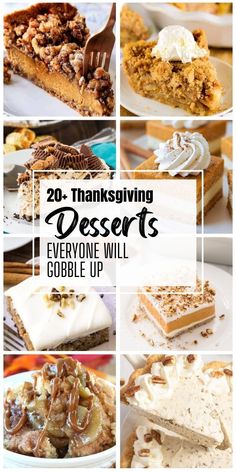 thanksgiving desserts everyone will gobble up