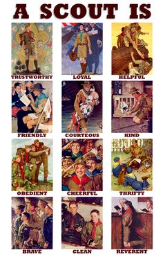 an old poster with pictures of people in different colors and sizes, including the words'a