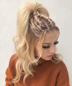 Couture Dior, Sanggul Modern, Long Hair Tutorial, Prom Hairstyles For Long Hair, Long Blonde, Hair St, Braided Hairstyles Easy