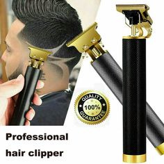 US STOCK FREE SHIPPING Features and further details ✂【Upgrading metal blades】The ornate hair trimmer for men use sharp stainless steel blades capture and cut hair and beard evenly, fast and labor-saving. Hanging T-Blades make you shave and cut freely, no matter from which direction. Zero Gapped Trimmers oil head design, round blade ends are gentle contact with the skin to avoid accidental damage to the surface of the skin. Barber clippers suitable for oil head, trimming and carving hair shape. ✂ Hair Clippers For Men, Barber Shave, Beard Barber, Barber Clippers, Shaving Machine, Beard Trimmer, Electric Hair Clippers, Men Haircut Styles, Trimmer For Men