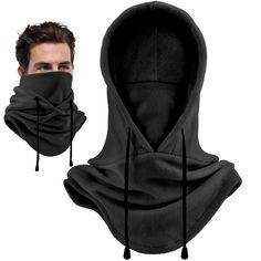 PRICES MAY VARY. Fleece Imported Pull-On closure Soft Fleece Material - Our winter ski mask is made from high-quality fleece material that is gentle to the skin and provides ultimate warmth and comfort during the winter season. Sweat-Absorbent - Our face cover for winter is sweat-absorbent, meaning it can quickly wick away moisture and prevent sweat from accumulating on your skin, keeping you dry and comfortable. Easy to Put on and Take off - With its pull-on closure design for skimask, our wint Black Ski Mask, Creative Face Mask, Winter Mask, Women's Balaclava, Motorcycle Face Mask, Hoodie Mask, Face Mask Men, Winter Face Mask, Mask For Men