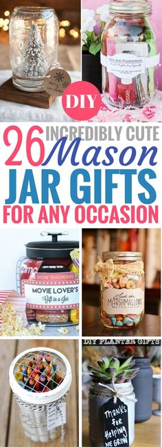 mason jar gift ideas for any occasion