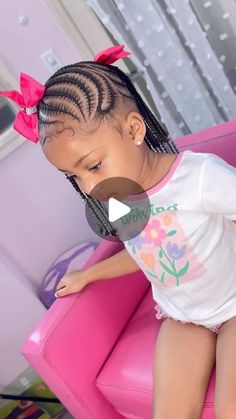 Braid Mohawk Black Hair Kids, Natural Hair Layers, Braided Mohawk Black Hair, Toddler Braid Styles, Natural Hair Bob, Braided Mohawk Hairstyles, Toddler Braids, Hair Layers