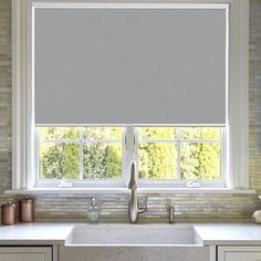 Joydeco Custom 100% Blackout Roller Shades - Joydeco Cordless Window Shades, Cordless Roller Shade, Modern Tv Room, Window Roller Shades, Wide Window, Blackout Roller Shades, Hanging System, Black Windows, Modern Tv