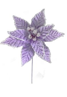 Frosty purple velvet poinsettia - Greenery Marketartificial flowers86030PU Lilac Christmas Tree, Lilac Christmas, Purple Christmas Tree Decorations, Lavender Cake, Purple Christmas Tree, Purple Cake, Christmas Berries, Purple Cakes, Wreath Maker