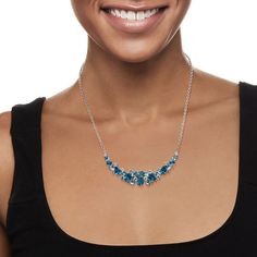 Topaz Birthstone, Topaz Color, Swiss Blue Topaz, White Topaz, Collar Necklace, Chain Styles, Blue Topaz