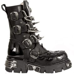 Emo Boots, New Rock Boots, Rock Boots, Gothic Boots, Metallic Boots, Boots Uk, New Rock