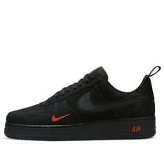 Nike Air Force 1 Low '07 LV8 'Multi-Swoosh Black Crimson' DZ4514-001 Irezumi Tattoos, Air Force 1 Outfit Men, Black Air Force 1, Air Force 1 Outfit, Bestie Outfits, Mens Shoes Black, Nike Air Force 1 Low, Air Force 1 Low, Clothes Ideas