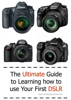 the ultimate guide to learning how to use your first dsr camera for video and photography