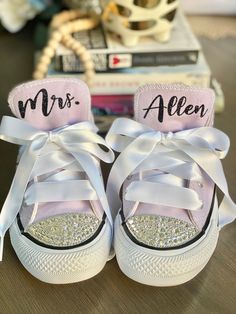 Lace-up Pink Wedding Shoes, Lace-up Bridesmaid Wedding Shoes, Pink Lace-up Wedding Shoes, Silver Sneakers For Wedding With Round Toe, Silver Lace-up Sneakers For Wedding, Customizable Round Toe Wedding Shoes For Bridal Shower, Customizable Round Toe Wedding Shoes, Customizable Lace-up Wedding Shoes For Bride, Customizable Low-top Wedding Shoes For Bride