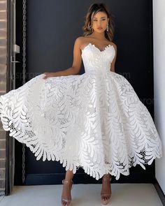 Buy lace ankle length sweetheart a-line formal dress online at JJsprom.com Ankle Length Dress Formal, Book Paintings, Ankle Length Wedding Dress, Reception Dresses, Afrikaanse Mode, Long Formal Dress, Evening Dresses Plus Size, A Line Prom Dresses, Stunning Gowns