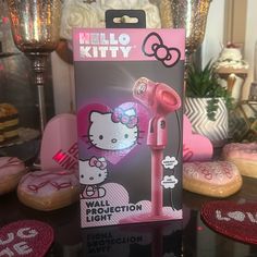 the hello kitty hair dryer is in its box