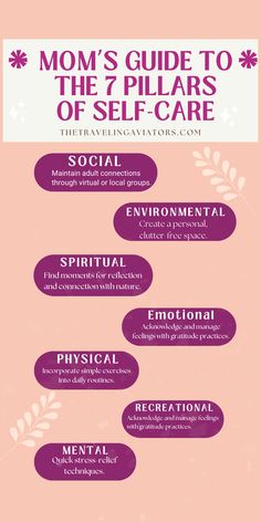 Wellness journey with our exploration of the 7 pillars of self-care specifically for moms. Understand how to integrate physical, spiritual, and recreational self-care into your life, enhancing overall well-being. Discover mental and emotional self-care strategies, environmental self-care practices, and social self-care activities. Learn how sacred self-care and growth mindset can transform your daily routine into a fulfilling, balanced lifestyle. Environmental Wellness, Mindful Lifestyle, Toddler Meltdowns, Overnight Face Mask, Social Media Break, Emotional Rollercoaster, Mini Vacation, Mindfulness Activities, Witchy Things