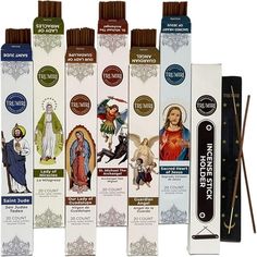 Immerse yourself in a profound spiritual experience with Trumiri Incense Sticks for Prayer. This incense set offers a total of 120 insence-sticks, carefully crafted to elevate your prayer and meditation sessions. Each box contains 20 sticks of 6 different scents, including Sacred Heart of Jesus, Lady of Miracles, Lady of Guadalupe, Guardian Angel, Saint Jude, and Archangel Michael, creating a diverse and meaningful variety pack. Our incense assortment is designed to create a sacred ambiance that Meditation Incense, St Michael Archangel, Health Maintenance, Natural Incense, Michael Archangel, Prayer And Meditation, St Michael The Archangel, Saint Jude, The Sacred Heart Of Jesus