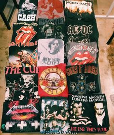 Vintage Band Tees, Rock Outfit, Tshirt For Men