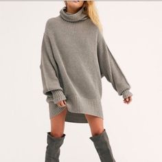 New With Tags Pit To Pit 38.5 Length 28.2 This Is So Oversized It Could Easily Be One Size Fits All Chunky Turtleneck, Chunky Turtleneck Sweater, Dramatic Sleeves, Oversized Turtleneck Sweater, Waffle Knit Sweater, Turtleneck Sweater Dress, Oversized Knitted Sweaters, Womens Turtleneck, Knit Turtleneck Sweater