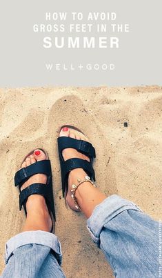 How to Avoid Gross Feet in the Summer | wellandgood.com #apothekari Eyeshadow Basics, Contour Makeup Tutorial, Skin Goals, Body Wellness, Prom Makeup Looks, Wellness Lifestyle, Best Eyeshadow, Best Nail Art, Makeup Tips For Beginners