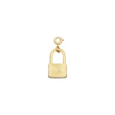 Lock Gold Charm LaCkore Couture Personalized Metal Jewelry For Everyday Use, Gold Jewelry With Removable Charms For Everyday, Personalized Gold Jewelry For Everyday Use, Love Lock, Zipper Charms, Charm Necklaces, Safety Pin, Gold Charm, Endless Possibilities