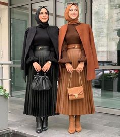 Modesty Fashion, Muslim Fashion Dress, Muslim Fashion Outfits, Muslimah Fashion Outfits, Classy Dress Outfits, Hijab Fashion Inspiration, Hijabi Fashion, Islamic Fashion