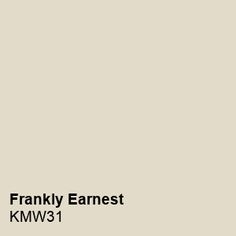 a white paint color with the name franklin eamest kmw3