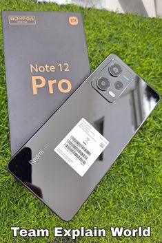 the new nokia note 12 pro is in its box