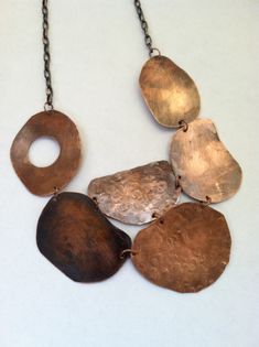 copper bib necklace Creative Jewelry