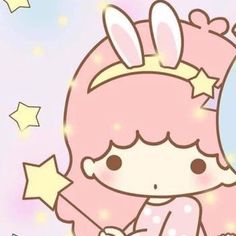 Icons Goals Sanrio Little twin stars Kiki 1/2 🌺 Sanrio Matching, Sanrio Little Twin Stars, Little Twin Stars, Stars