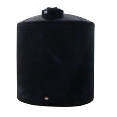 a large black tank on a white background