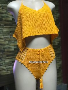 Short Crochet, Crochet Beach Wear, Crochet Bottoms, Crochet Swim, Mode Crochet, Crochet Swimwear, Crochet Clothing And Accessories, Crochet Fashion Patterns, Crochet Set